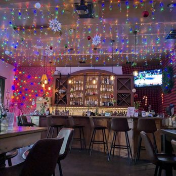 Cellar Door - Interior - Christmas Story themed for the holidays! - Wine Bars Near Me - Pleasanton, California