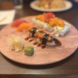 Sushi Yokohama - Scallop Dynamite Roll  Eel Sushi, Tuna Sushi & Salmon Sushi