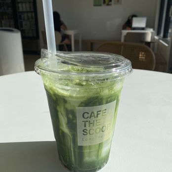 Cafe The Scoop - Banana Matcha - Cafes Near Me - Long Beach, California Cafe The Scoop - Banana Matcha - Cafes Near Me - Long Beach, California