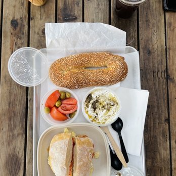 Bread Lounge - Dip-It-In / Omelette breakfast sandwich - Bakeries Near Me - Los Angeles, California