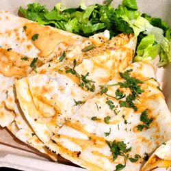 Hermann's Olde Town Grille - Chicken Quesadilla. amazing.
