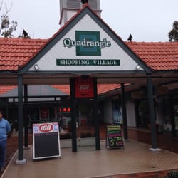 Quadrangle Shopping Village - The sign.