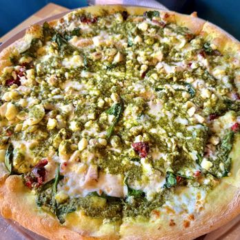 Fayzanos Pizza - Mt Juliet - Pesto Veggie Pizza 14" (add chicken) - Pizza Near Me - Mt. Juliet, Tennessee
