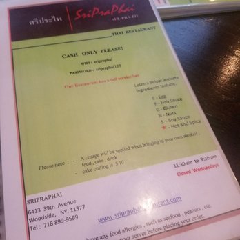 SriPraPhai Thai Restaurant - Thai Near Me - Woodside, New York