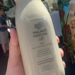 Organic Matcha at Irvine Farmers Market - Walnut Matcha Latte