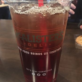 McAlister's Deli - Best sweet tea I've had at a chain restaurant. - Salad Near Me - Warsaw, Indiana McAlister's Deli - Best sweet tea I've had at a chain restaurant. - Salad Near Me - Warsaw, Indiana