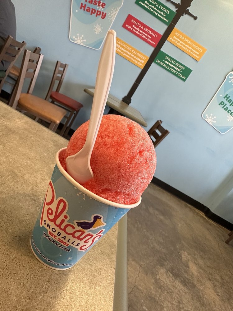 Pelican's Snoballs -  Burlington St Marks Logo