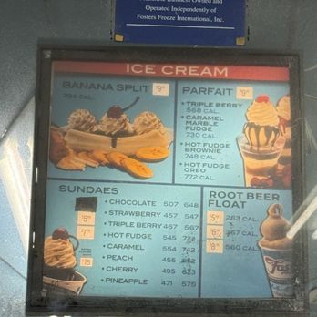 Fosters Freeze - Menu - Ice Cream & Frozen Yogurt Near Me - Carson, California