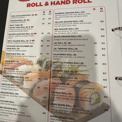 Thai Thai Sushi Boat - Menu