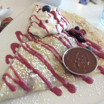 A Ladybug Bakery & Cafe - Side of nutella wasn't included, we just ordered it! - Bakeries Near Me - Calgary, Alberta