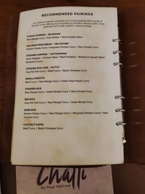 Menu photo 8 Chatti by Regi Mathew New York, NY