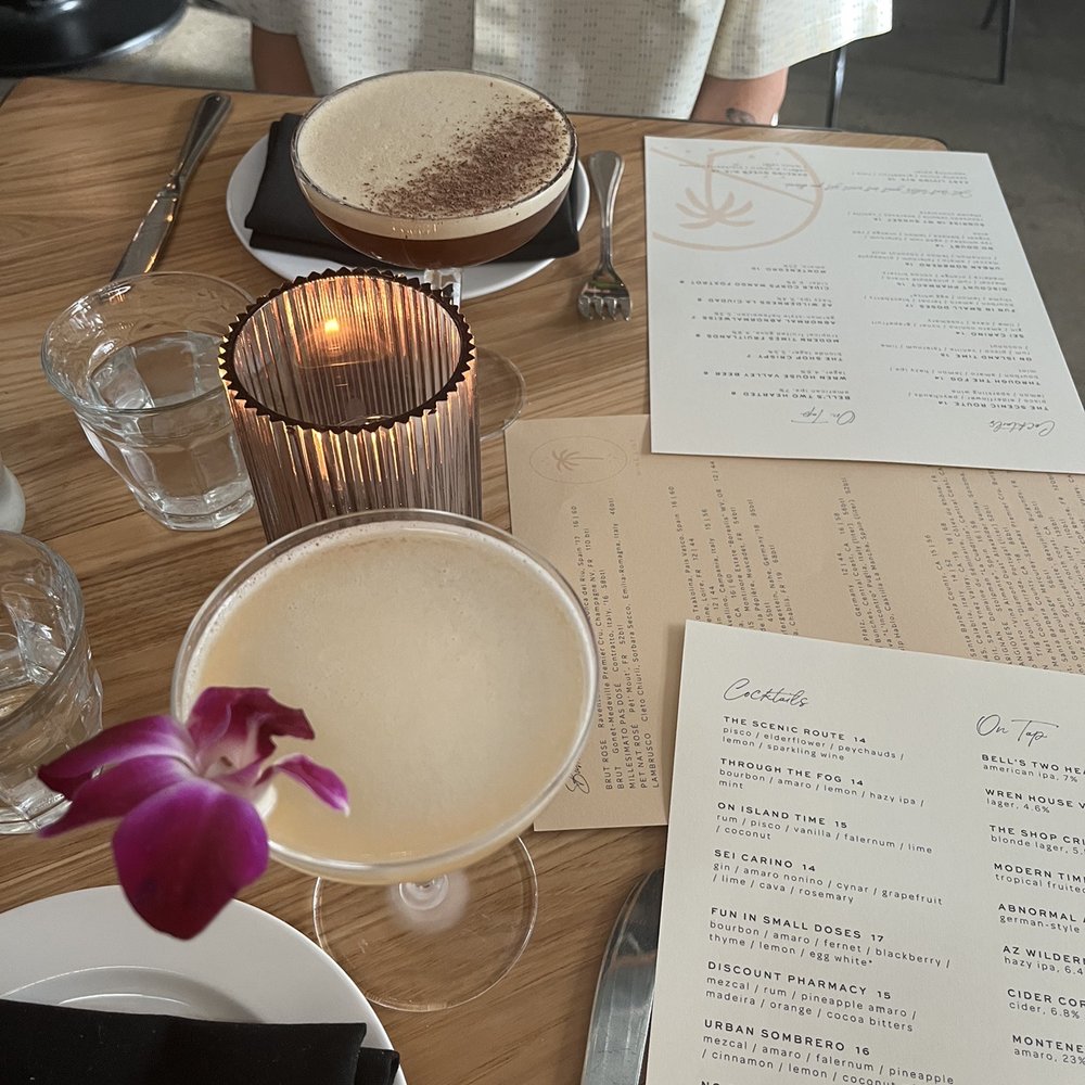 First & Last - Beautiful presentation of cocktails, lots of aesthetic touches. - Italian Near Me - Phoenix, Arizona