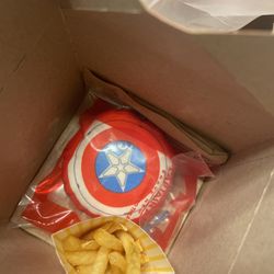 McDonald's - the toy and fried i did not want