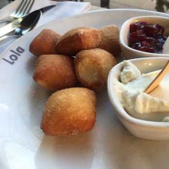 LOLA - Doughnuts with their Seasonal Jam. (Cranberry) - Greek Near Me - Seattle, Washington