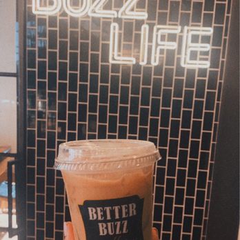 Better Buzz Coffee Hillcrest - Oat latte w/ rose water - Coffee & Tea Near Me - San Diego, California