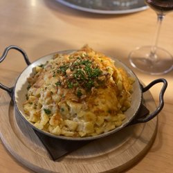 Restaurant Dorfstub'n - Cheese Spätzle with fried onions (crazy good)
