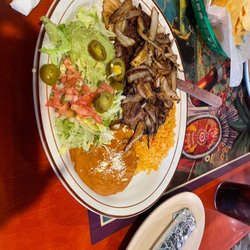 Azteca Mexican Restaurant - Carne Asada plate
