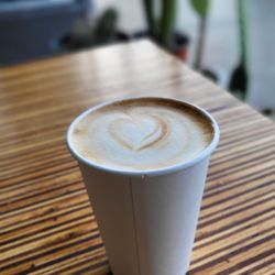 Bar Francis - Cafe au lait with Oatmilk never looked so good and probably best one I've had in a long time