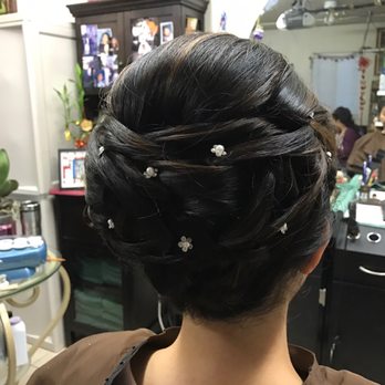 Oanh - Bride (my hair!) What a fantastic updo. - Hair Salons Near Me - San Jose, California