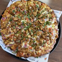 Butter Chicken Pizza Butter Chicken Pizza