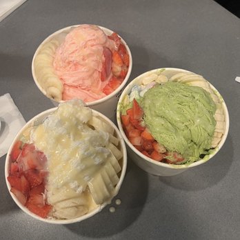 Salju Dessert - milk snow w/ strawberry, banana, mochi matcha snow w/ strawberry, banana, mochi strawberry snow w/ strawberry, banana, rice ball - Desserts Near Me - Alhambra, California Salju Dessert - milk snow w/ strawberry, banana, mochi matcha snow w/ strawberry, banana, mochi strawberry snow w/ strawberry, banana, rice ball - Desserts Near Me - Alhambra, California