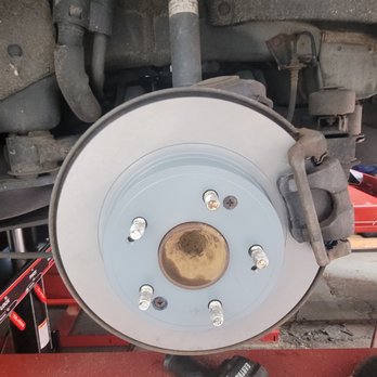 Rush Auto Tire Shop - Brake Service. Customer in for new rotors and new brake pads! - Tires Near Me - Brooklyn, New York Rush Auto Tire Shop - Brake Service. Customer in for new rotors and new brake pads! - Tires Near Me - Brooklyn, New York