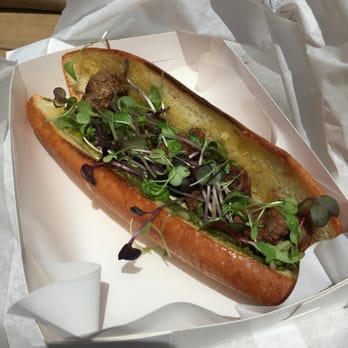 Weirdough & Tuck - Long roll with veal meatballs and white anchovies - Cafes Near Me - Auckland, AUK
