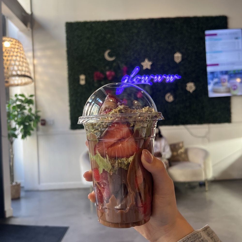 Lune Cafe - strawberry dubai cup - Desserts Near Me - Seattle, Washington Lune Cafe - strawberry dubai cup - Desserts Near Me - Seattle, Washington