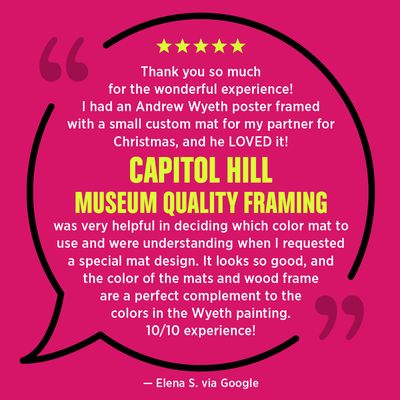 Museum Quality Framing