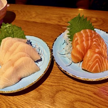 Cloak and Petal - Hamachi Belly Sashimi and Sake Sashimi - Japanese Near Me - San Diego, California Cloak and Petal - Hamachi Belly Sashimi and Sake Sashimi - Japanese Near Me - San Diego, California