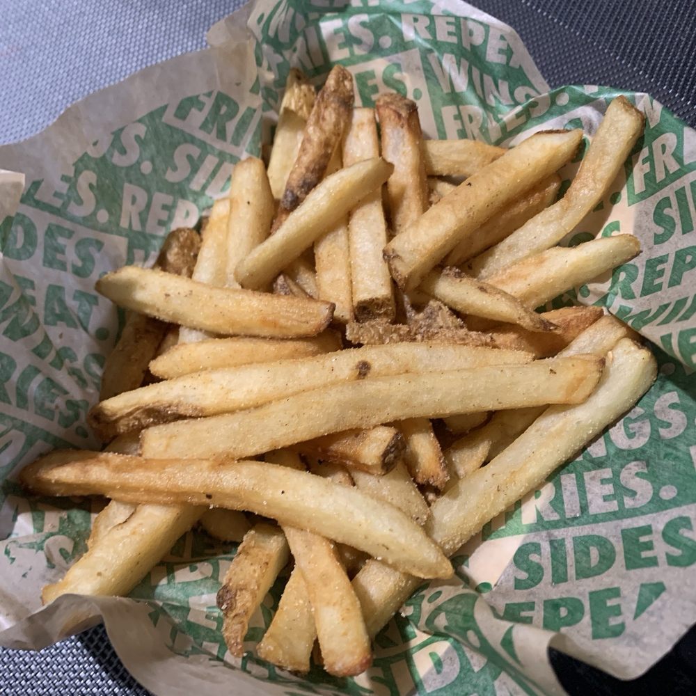 Wingstop - Soggy fries. Not well done. No extra seasoning. - Chicken Wings Near Me - Fontana, California Wingstop - Soggy fries. Not well done. No extra seasoning. - Chicken Wings Near Me - Fontana, California