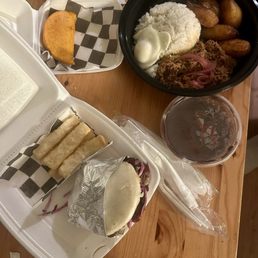 Arepa Brisket, Ropa Vieja, Empanadas Arepa Brisket, Ropa Vieja, Empanadas