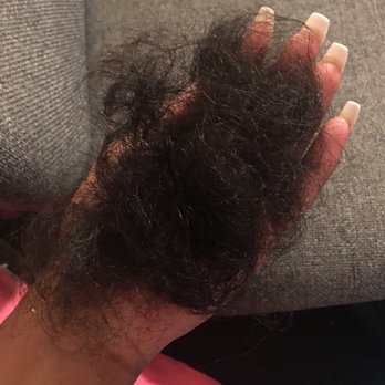 ManeMan Hair Boutique - Some of the shedding after washing the hair. - Hair Extensions Near Me - Dallas, Texas