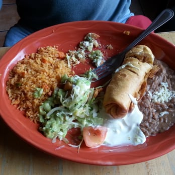 Fiesta Mexicana - Chimichanga meal.  Very good. - Mexican Near Me - Brewster, New York