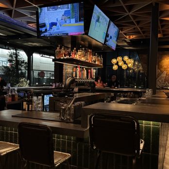 Eureka! - The bar with the outside open area in the back - Burgers Near Me - Ontario, California Eureka! - The bar with the outside open area in the back - Burgers Near Me - Ontario, California