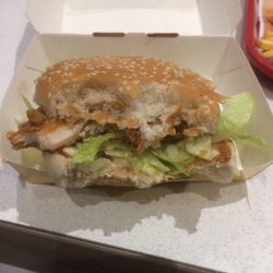 KFC - Lovely hot and spicy zinger burger