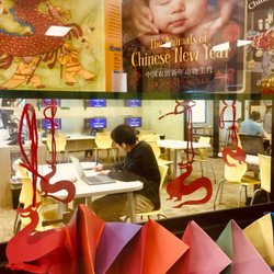 LA County Library - Walnut Library - All about Chinese New Year decor