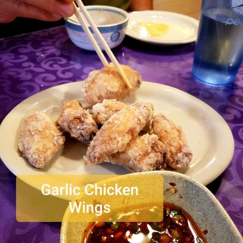 Szechuan Tasty House - garlic chicken wings with dipping sauce - Szechuan Near Me - Denver, Colorado