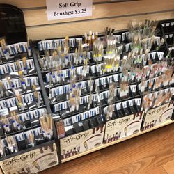 Hickam Arts & Crafts Center - All kinds of Brushes
