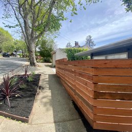 Fence, median landscaping Fence, median landscaping