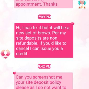 Lash Fetish - Cancellation of appointment - Eyelash Service Near Me - Tampa, Florida