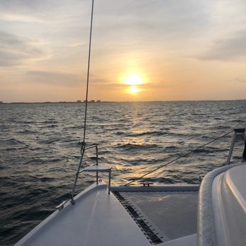 ULTRA YACHT - Sunset off the bow - Boat Charters Near Me - Sarasota, Florida ULTRA YACHT - Sunset off the bow - Boat Charters Near Me - Sarasota, Florida