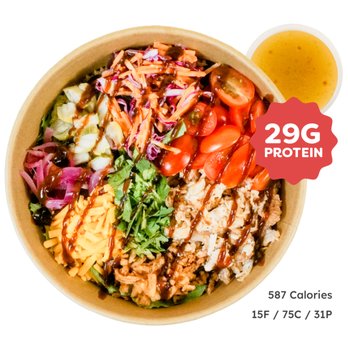 Salad Spot - Hot Honey BBQ Chicken Protein Bowl - August Special - Salad Near Me - St. George, Utah Salad Spot - Hot Honey BBQ Chicken Protein Bowl - August Special - Salad Near Me - St. George, Utah