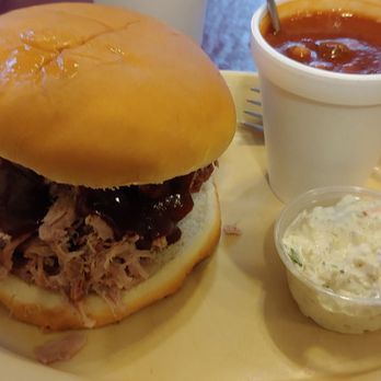 Kenny's Barbecue - Jumbo BBQ with beans - Barbeque Near Me - Corinth, Mississippi Kenny's Barbecue - Jumbo BBQ with beans - Barbeque Near Me - Corinth, Mississippi