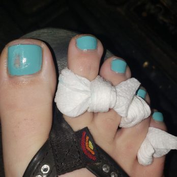 Pink Nails - 2 hours later it smudges like it's still wet...like what? - Nail Salons Near Me - Hamden, Connecticut Pink Nails - 2 hours later it smudges like it's still wet...like what? - Nail Salons Near Me - Hamden, Connecticut