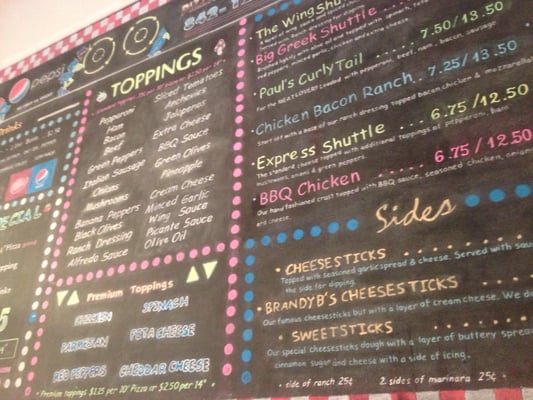 Menu photo 6 Pizza Shuttle Lawrence, KS