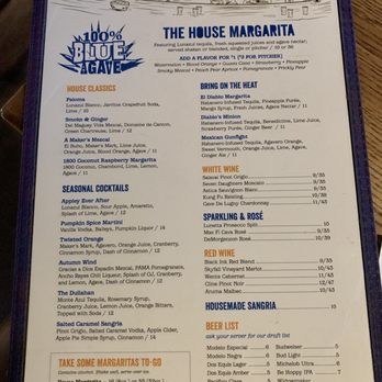 Mezcal Tequila Kitchen - Drink menu - Mexican Near Me - Worcester, Massachusetts
