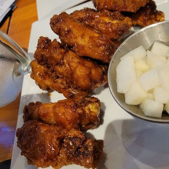 Bonchon - Soy garlic wings - Chicken Wings Near Me - New Haven, Connecticut