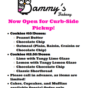 Bammy's Bakery - a list of items - Bakeries Near Me Bammy's Bakery - a list of items - Bakeries Near Me