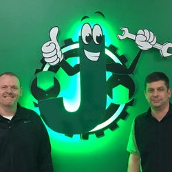 Joy Automotive - Manger Bill Shields Lead Tech Gabriel Abbott